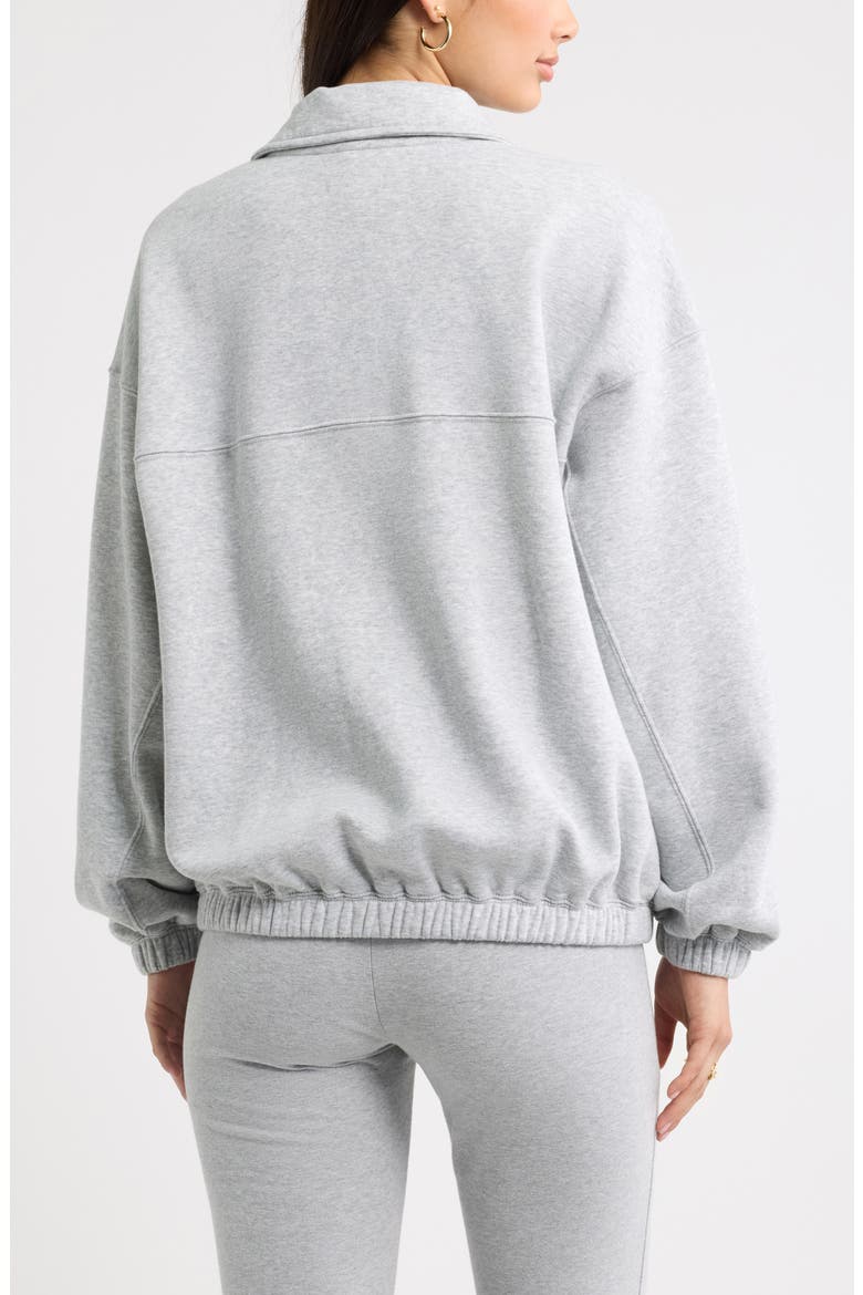 Half Zip Sweatshirt, Alternate, color, GREY SOFT HEATHER