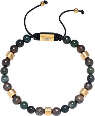 EYE CANDY LOS ANGELES Men's Mateo Agate Beaded Bracelet