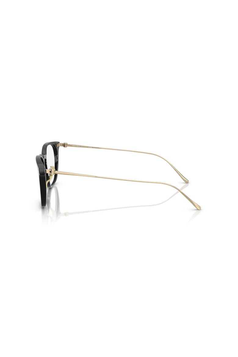 49mm Rectangle optical glasses, Alternate, color, Black