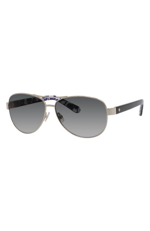 kate spade new york 'dalia2' 58mm aviator sunglasses