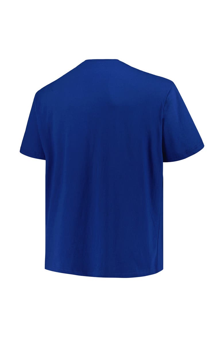 Men's Profile Blue New York Rangers Big & Tall Arch Over Logo T-Shirt, Alternate, color, Blue