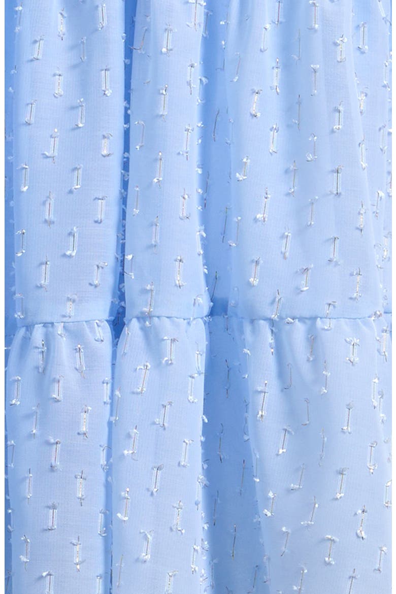 Kids' Swiss Dot Long Sleeve Dress, Alternate, color, BLUE