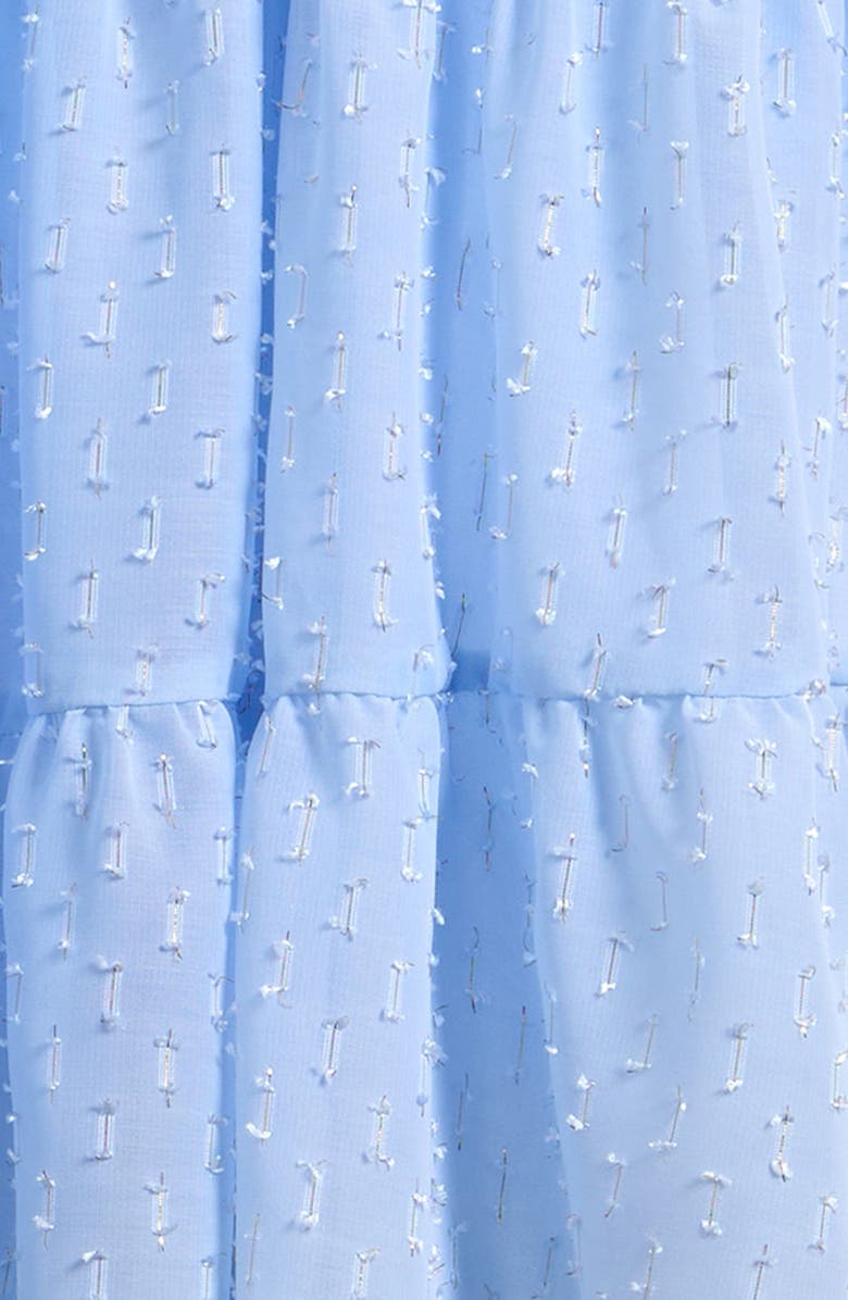 Ava & Yelly Kids' Swiss Dot Long Sleeve Dress, Alternate, color, Blue