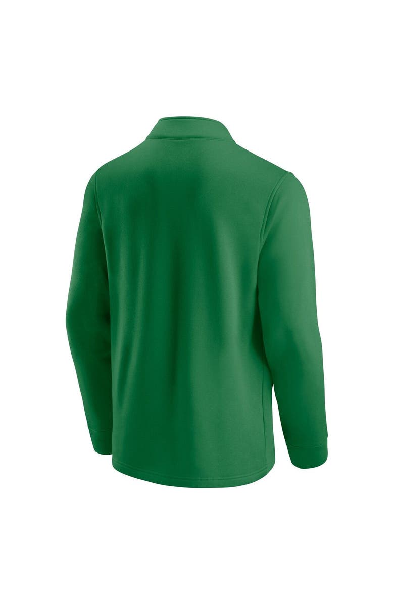 FANATICS Men's Fanatics Branded Green/Black Oregon Ducks Primary Logo Quarter-Zip Jacket, Alternate, color, 