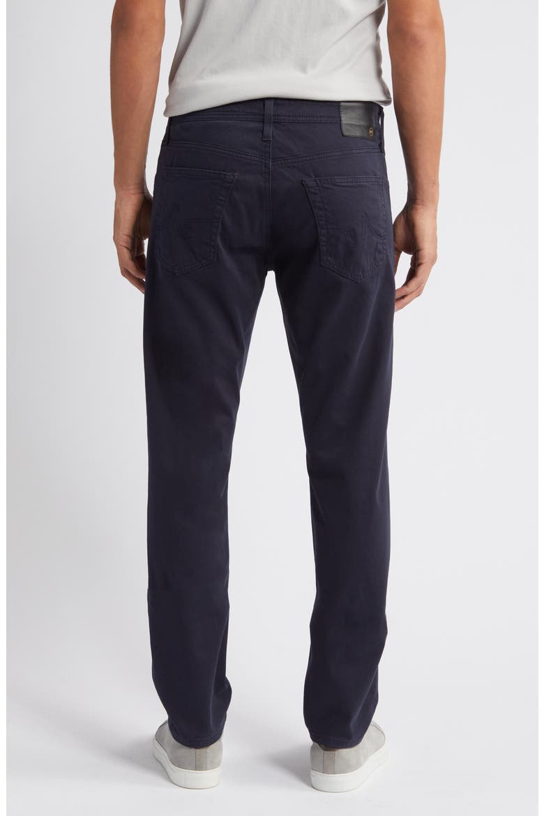 Everett Stretch Sateen Slim Straight Pants, Alternate, color, NEW NAVY