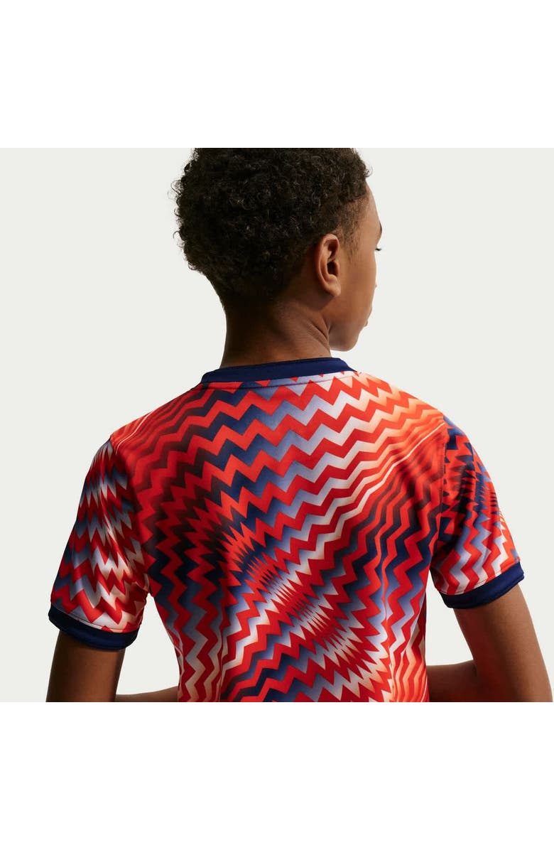 Nike Youth Nike Red Norway National Team 2026 Pre-Match Top, Alternate, color, Red