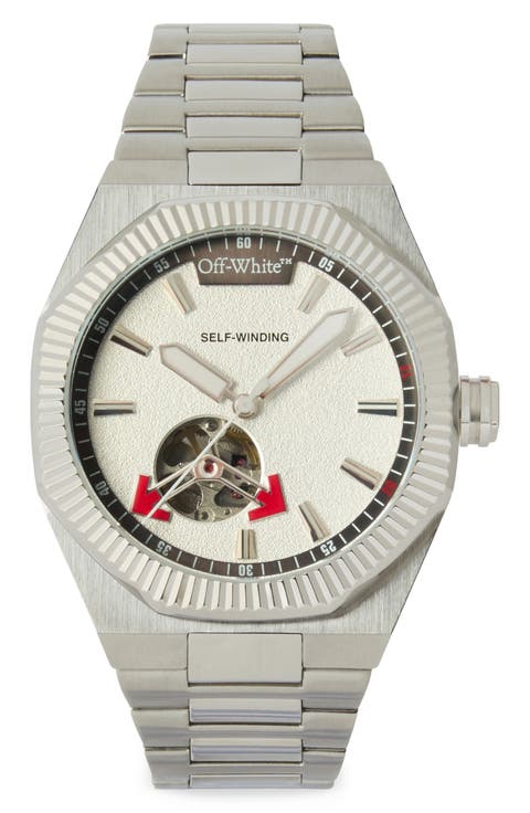 Side Note Automatic Bracelet Watch, 41mm
