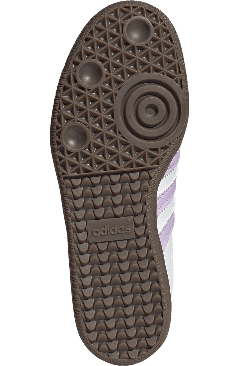 adidas Kids' Samba Sneaker, Alternate, color, White/ Powder Plum/ Gum