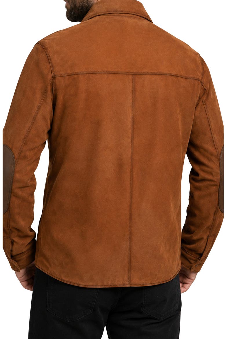 Leather Shacket, Alternate, color, LIGHT BROWN