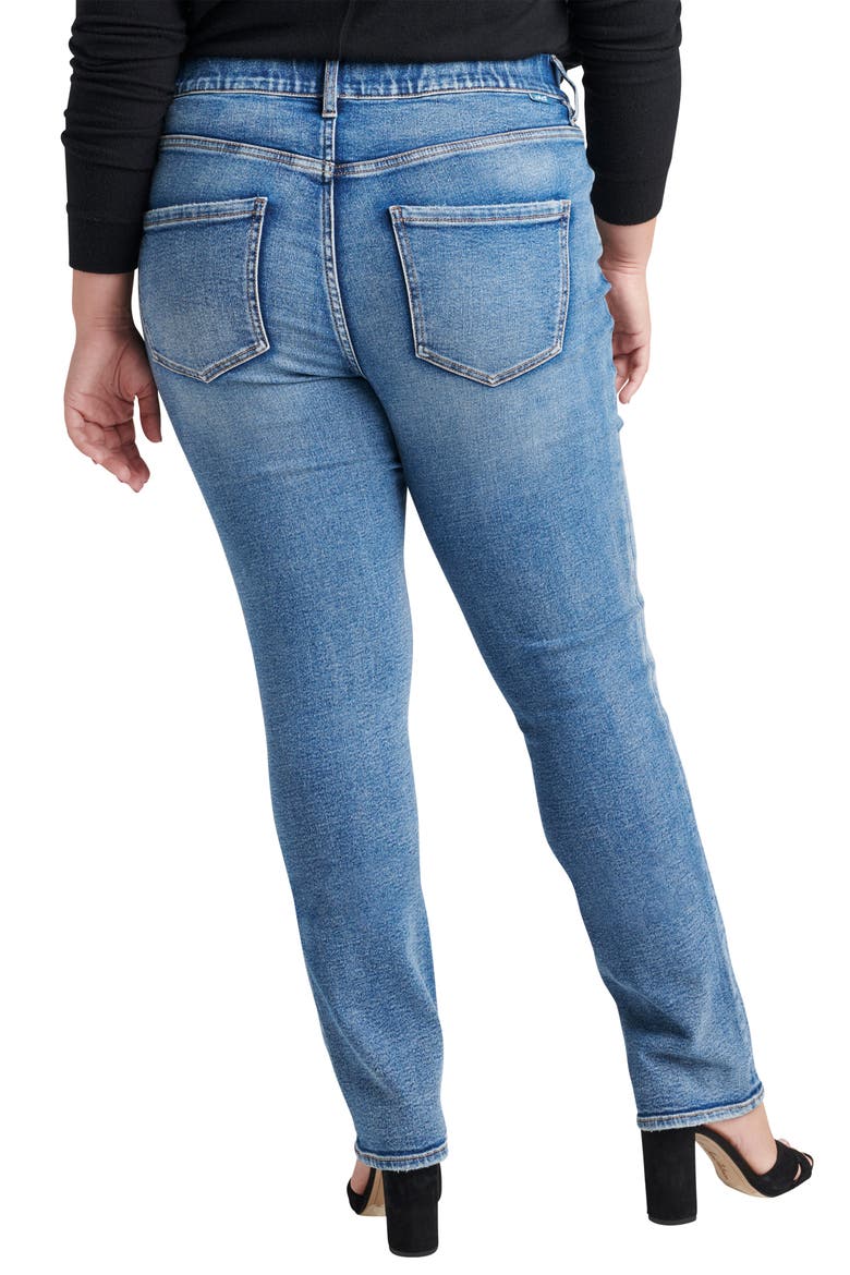 Jeans Valentina Pull On Straight Leg Jeans, Alternate, color, PHOENIX BLUE