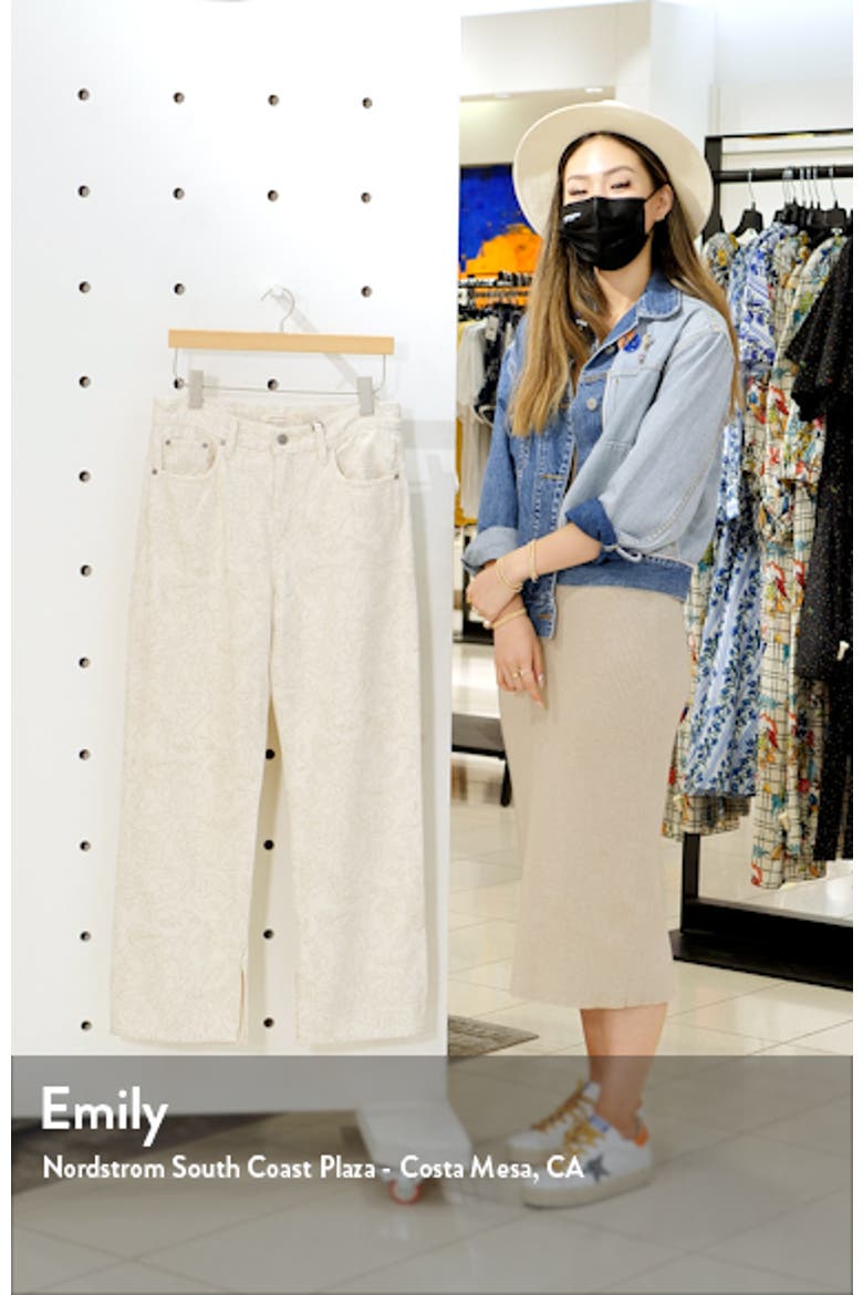 x Levi's® Floral Print Wide Leg Jeans video