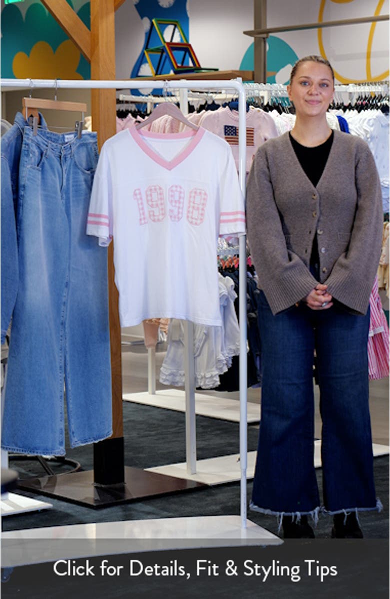1998 Appliqué Cotton Graphic T-Shirt, sales video thumbnail