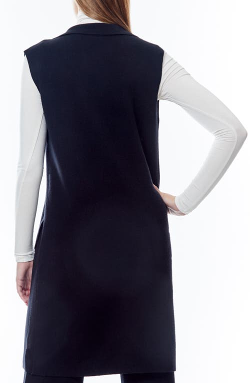 By Design Whitney Longline Vest In Black
