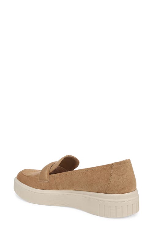 Lifestride Women's Geneva Closed Round Toe Platform Penny Loafers In Taupe