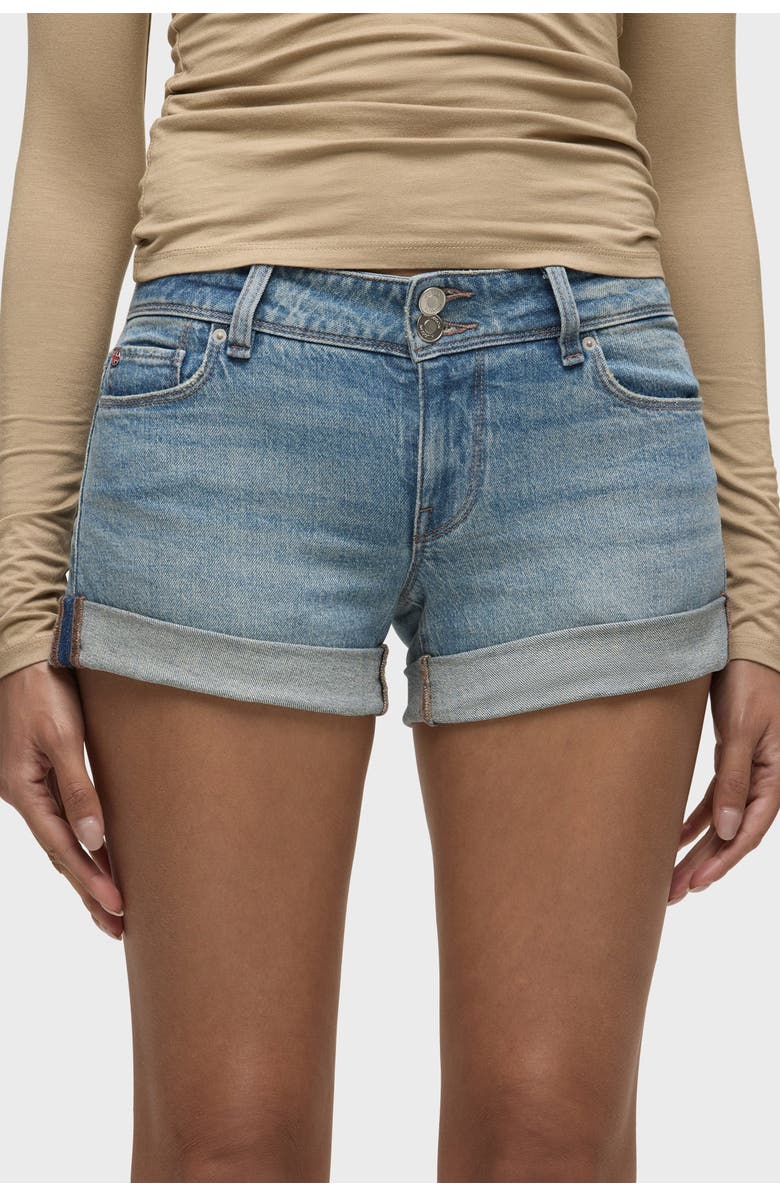 Hudson Jeans Croxley Flap Pocket Short, Alternate, color, Snow Drops