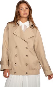Belle & Bloom Weekend Trench Bomber Jacket