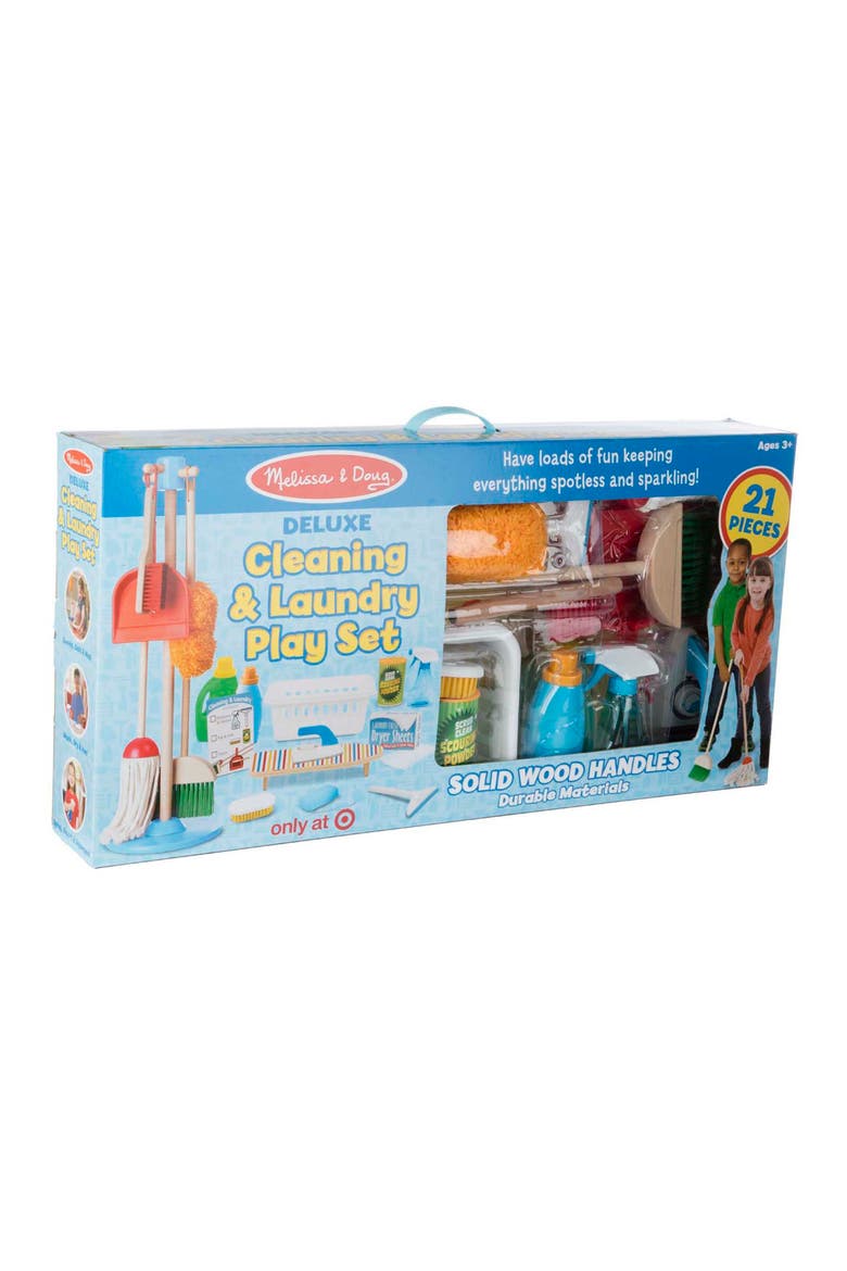Deluxe Cleaning & Laundry Playset, Alternate, color, 000