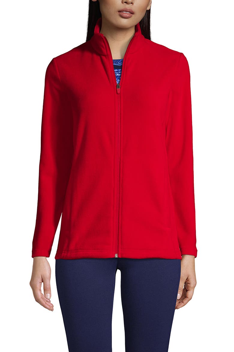 Anyweather Fleece Full Zip Jacket, Main, color, Rich Red