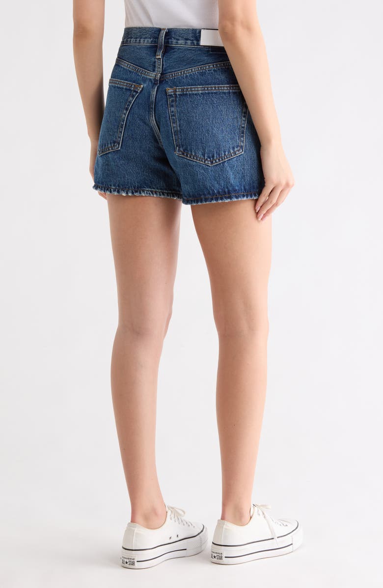 Re/Done Denim Shorts, Alternate, color, Bluemere