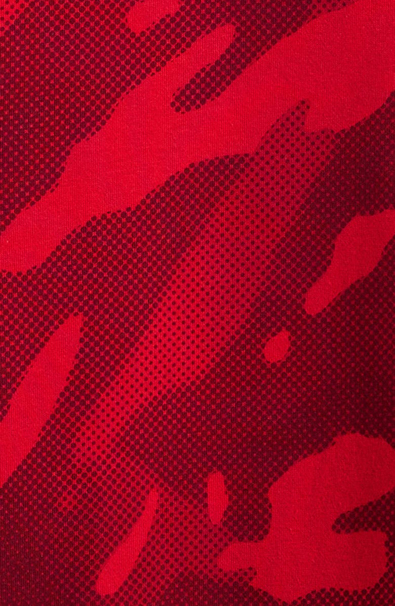 adidas Kids' Camo Print Hoodie, Alternate, color, Red