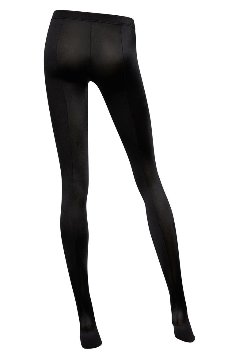 Opaque Tights, Alternate, color, BLACK