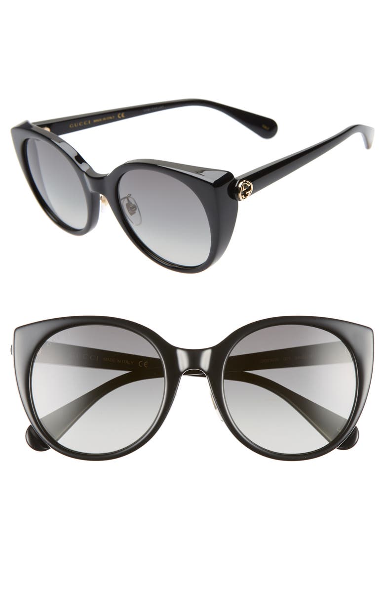 Gucci 54mm Cat Eye Sunglasses, Main, color, 