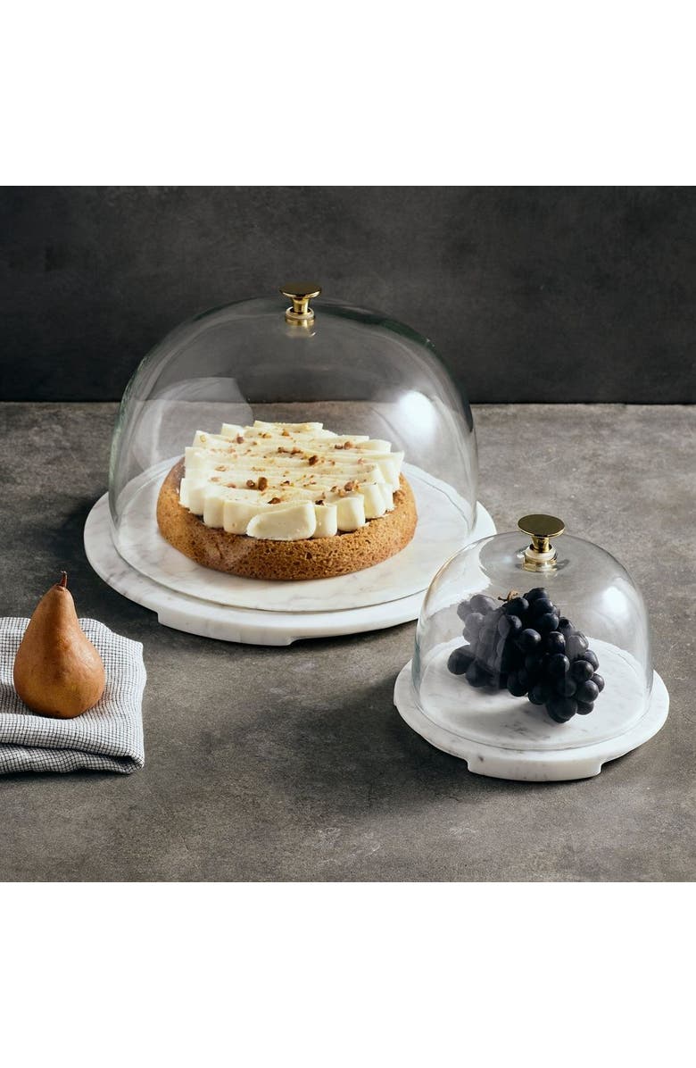 The Collective Cova Marble Base Dome, Alternate, color, White