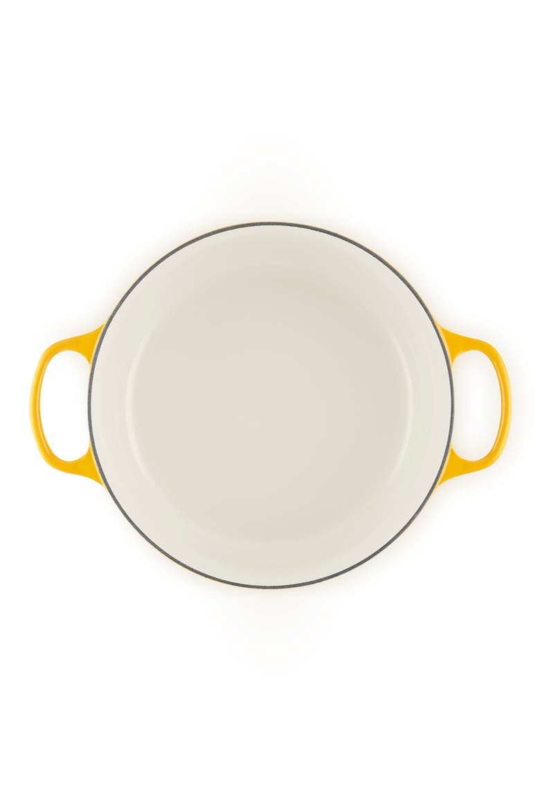 Signature 7.25-Quart Round Enameled Cast Iron Dutch Oven, Alternate, color, NECTAR