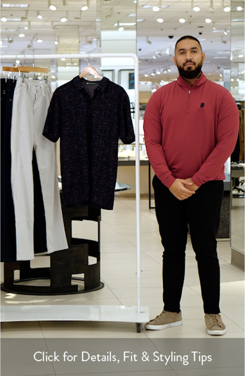 Vine City Floral Piqué Polo