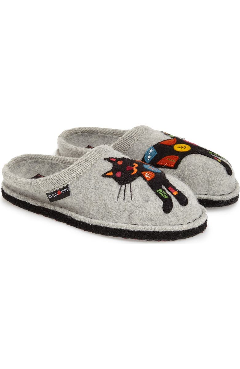 Haflinger 'Cat' Slipper, Main, color,