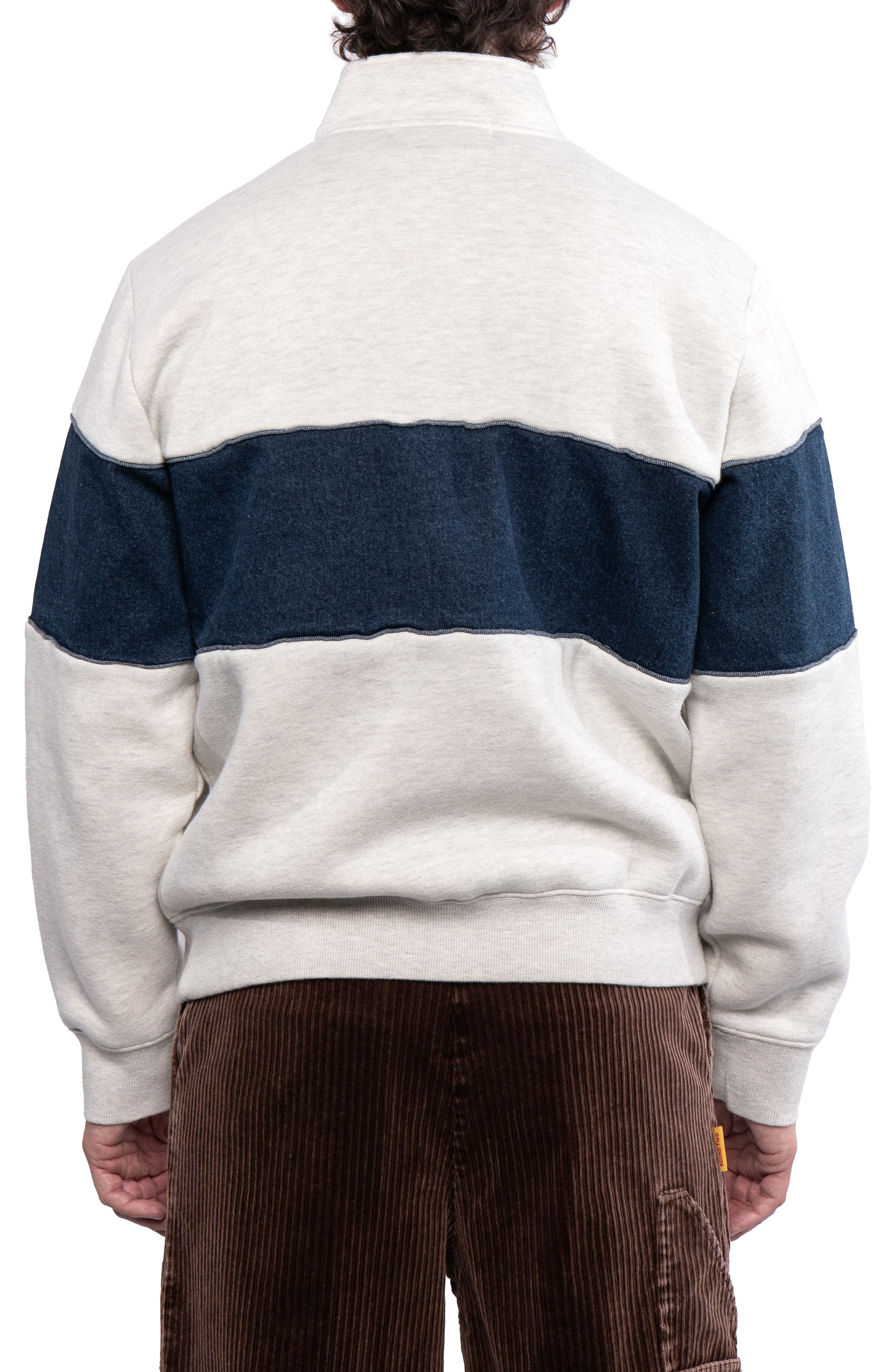 Round Two Cursive Quarter ZIp Top (Men) | Nordstromrack