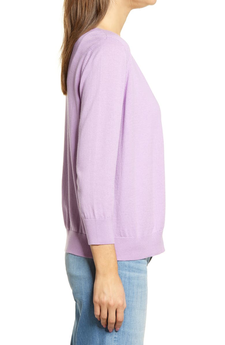 Halogen<sup>®</sup> Crewneck Cardigan, Alternate, color, 