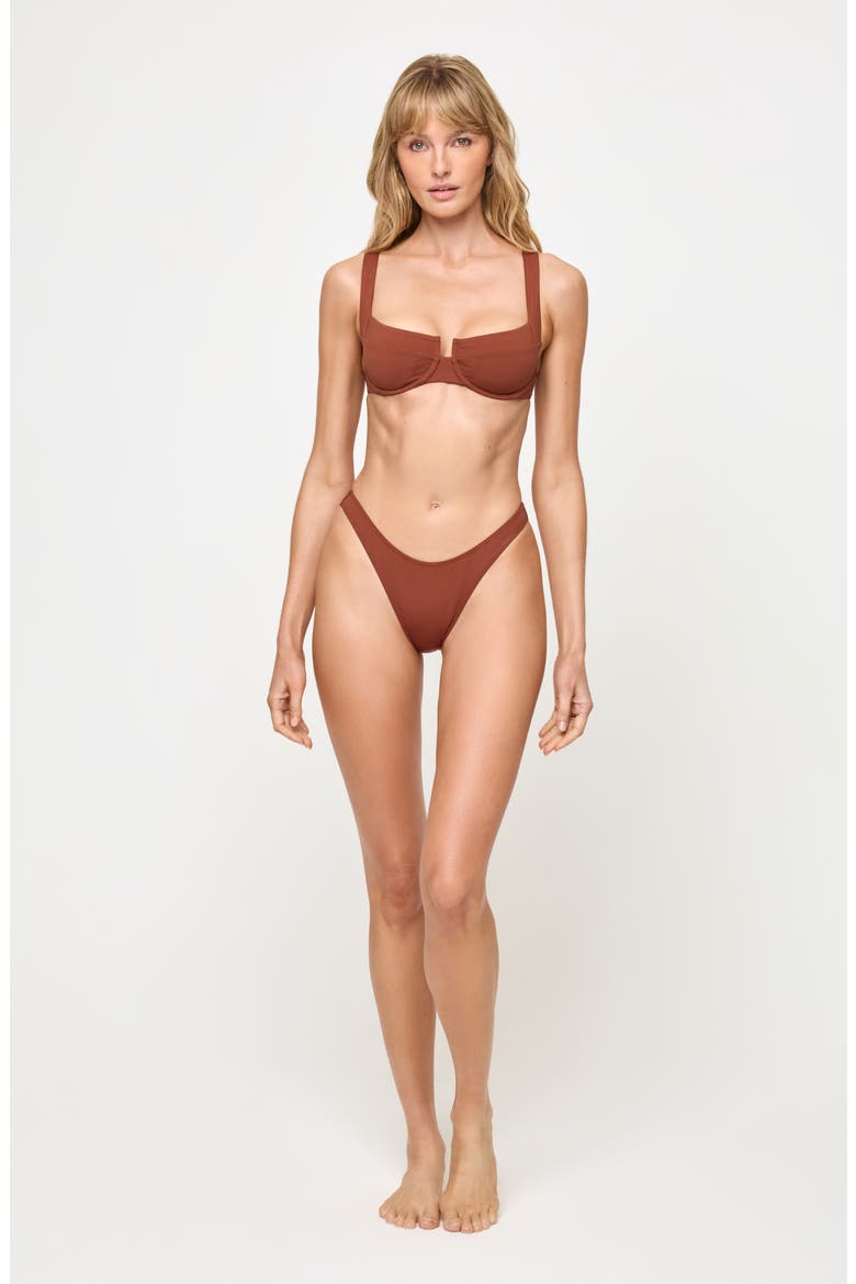 Donnie Bitsy Swim Bottoms, Alternate, color, TOBACCO