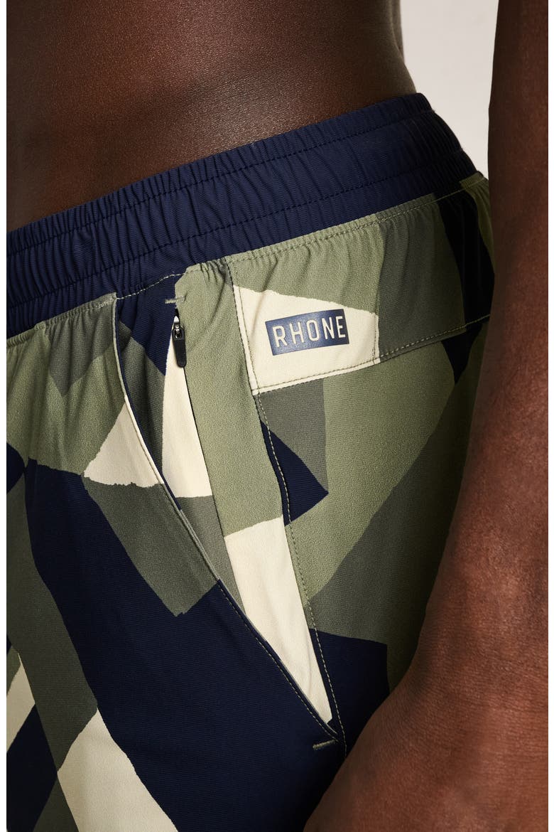Pursuit 7-Inch Unlined Training Shorts, Alternate, color, SMOKEY OLIVE COLOR BLOCK