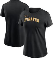 Nike Women's Nike  Black Pittsburgh Pirates Fuse Wordmark T-Shirt