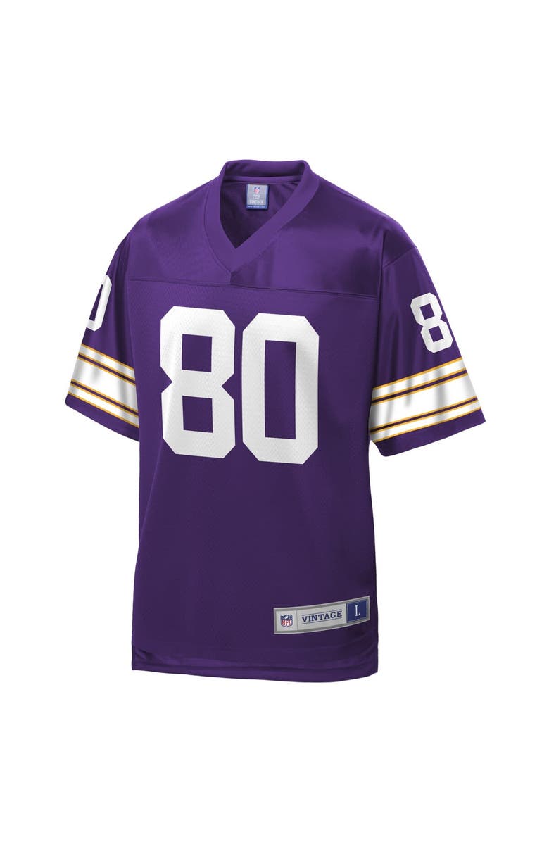 FANATICS Men's NFL Pro Line Chris Carter Purple Minnesota Vikings Retired Player Replica Jersey, Alternate, color, 