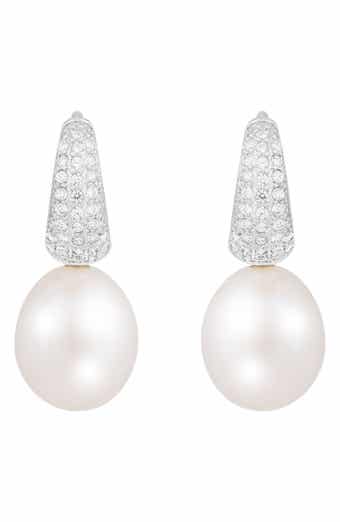 Freshwater Pearl Hoop Earrings