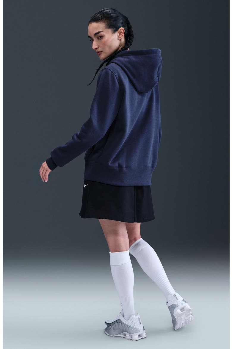 Sportswear Phoenix Fleece Full Zip Hoodie, Alternate, color, MIDNIGHT NAVY/ SAIL