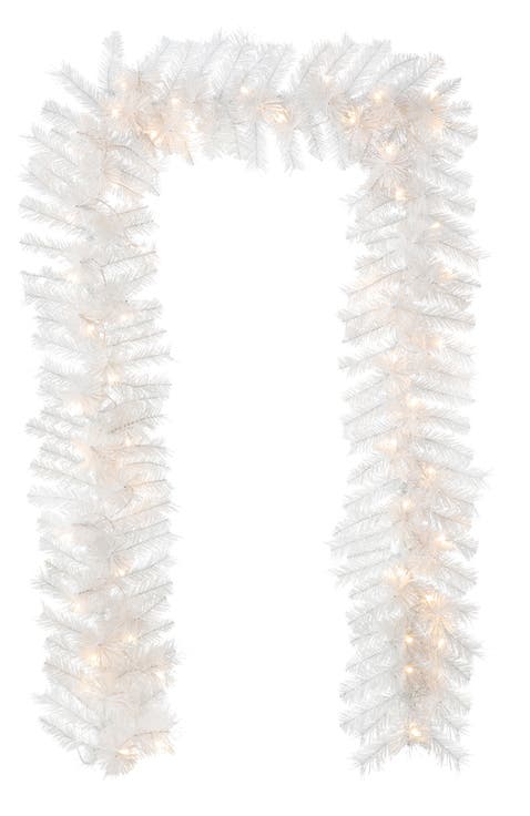 9ft Artificial Christmas Garland with Lights