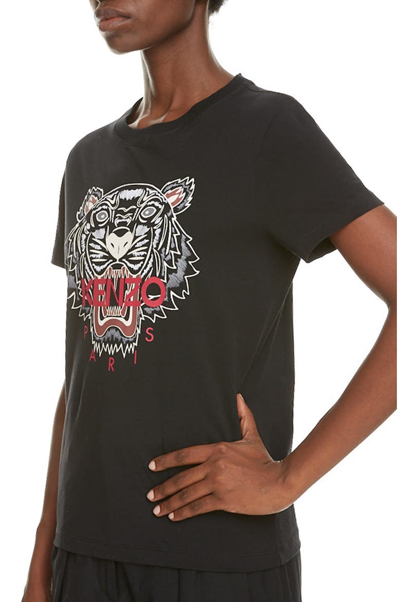 Classic Tiger Graphic Tee, Alternate, color, BLACK