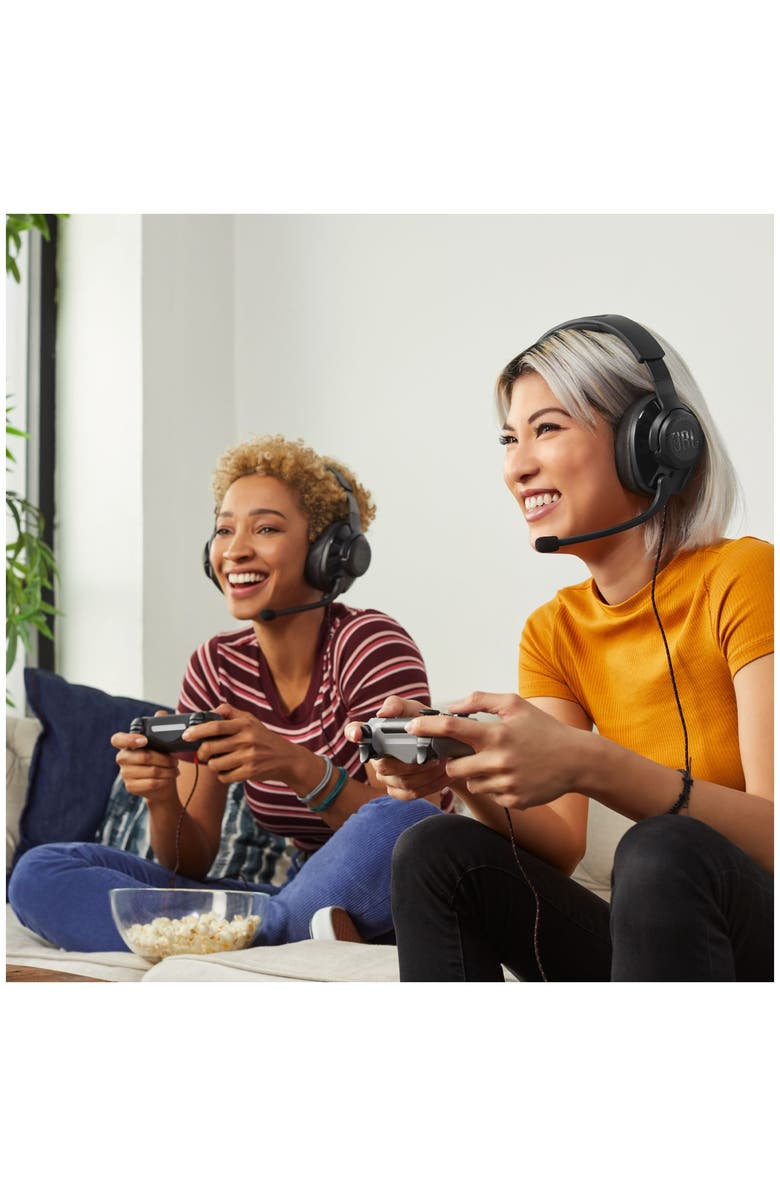 JBL Quantum 200 Wired Over Ear Gaming Headset, Alternate, color, Black