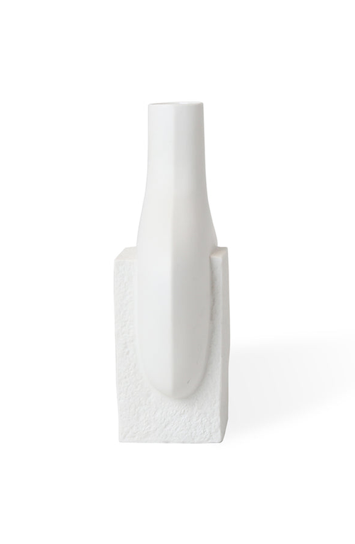 Jonathan Adler Medium Paradox Porcelain Vase In White