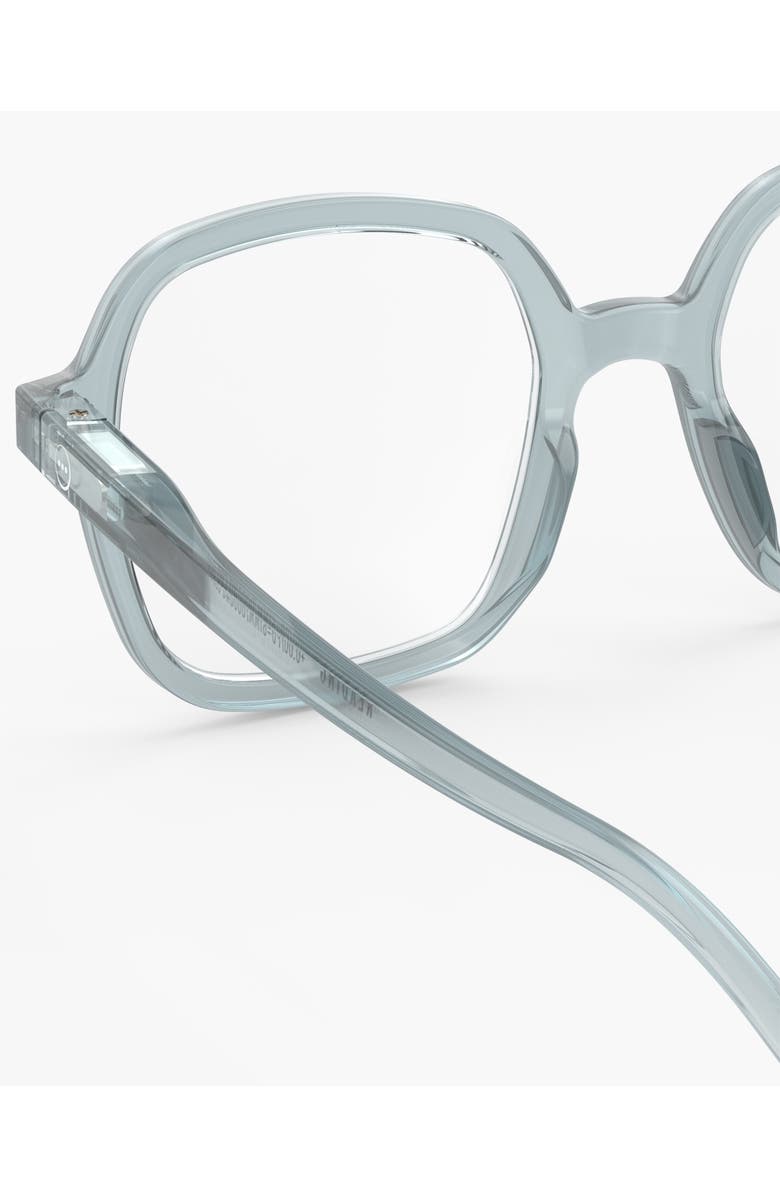 IZIPIZI Office 52mm Square Reading Glasses, Alternate, color, Frozen Blue