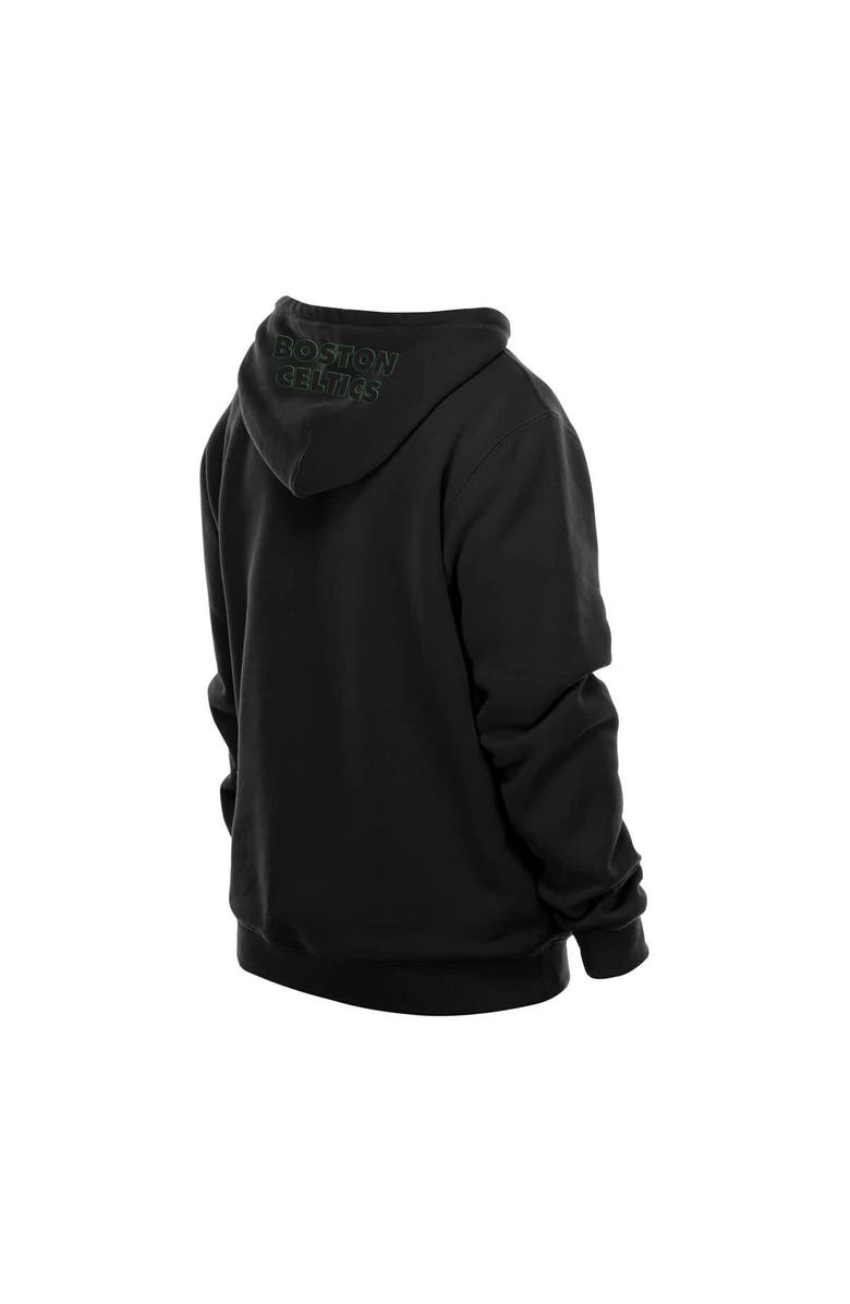 New Era Men's New Era Black Boston Celtics Tonal Color Pop Premium Pullover Hoodie, Alternate, color,