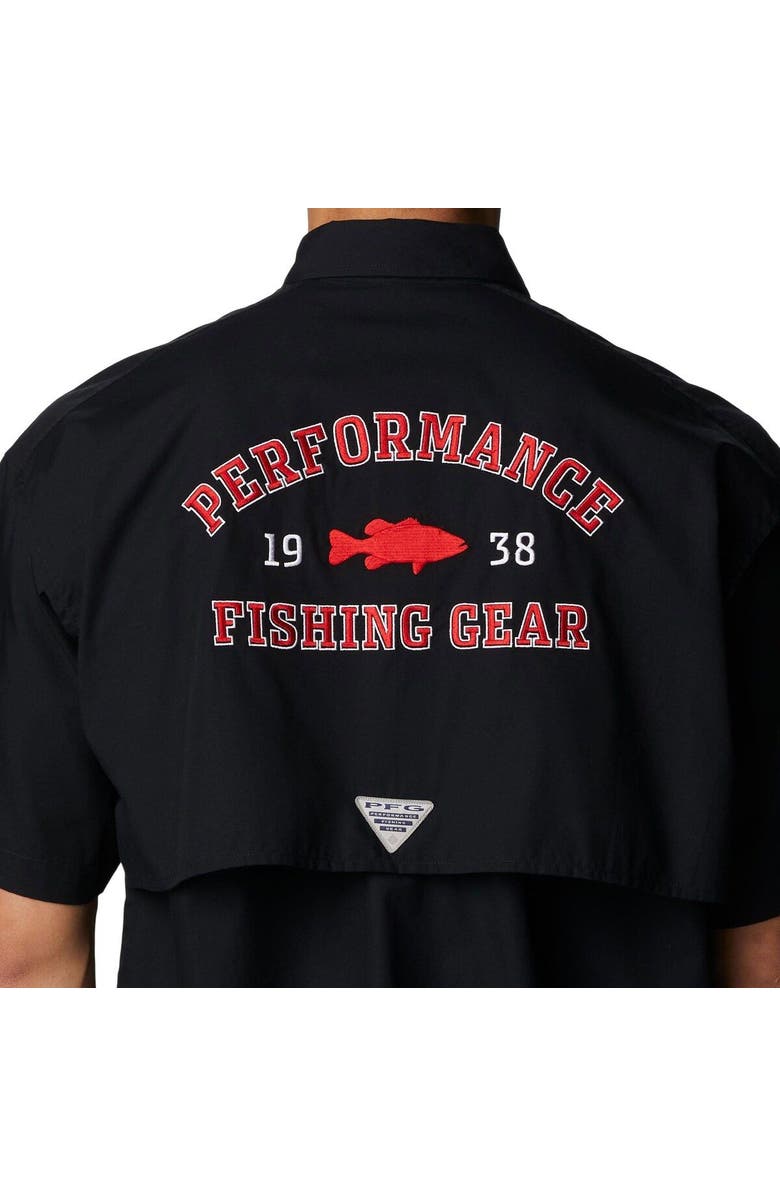 Columbia Men's Columbia Black Georgia Bulldogs Bonehead Button-Up Shirt, Alternate, color, Black