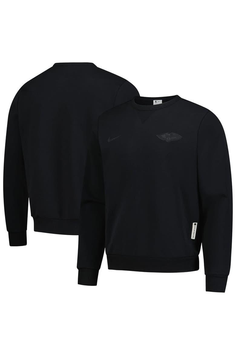 Men's Nike  Black New Orleans Pelicans Authentic Standard Issue Travel Dri-FIT Sweatshirt, Main, color, Black