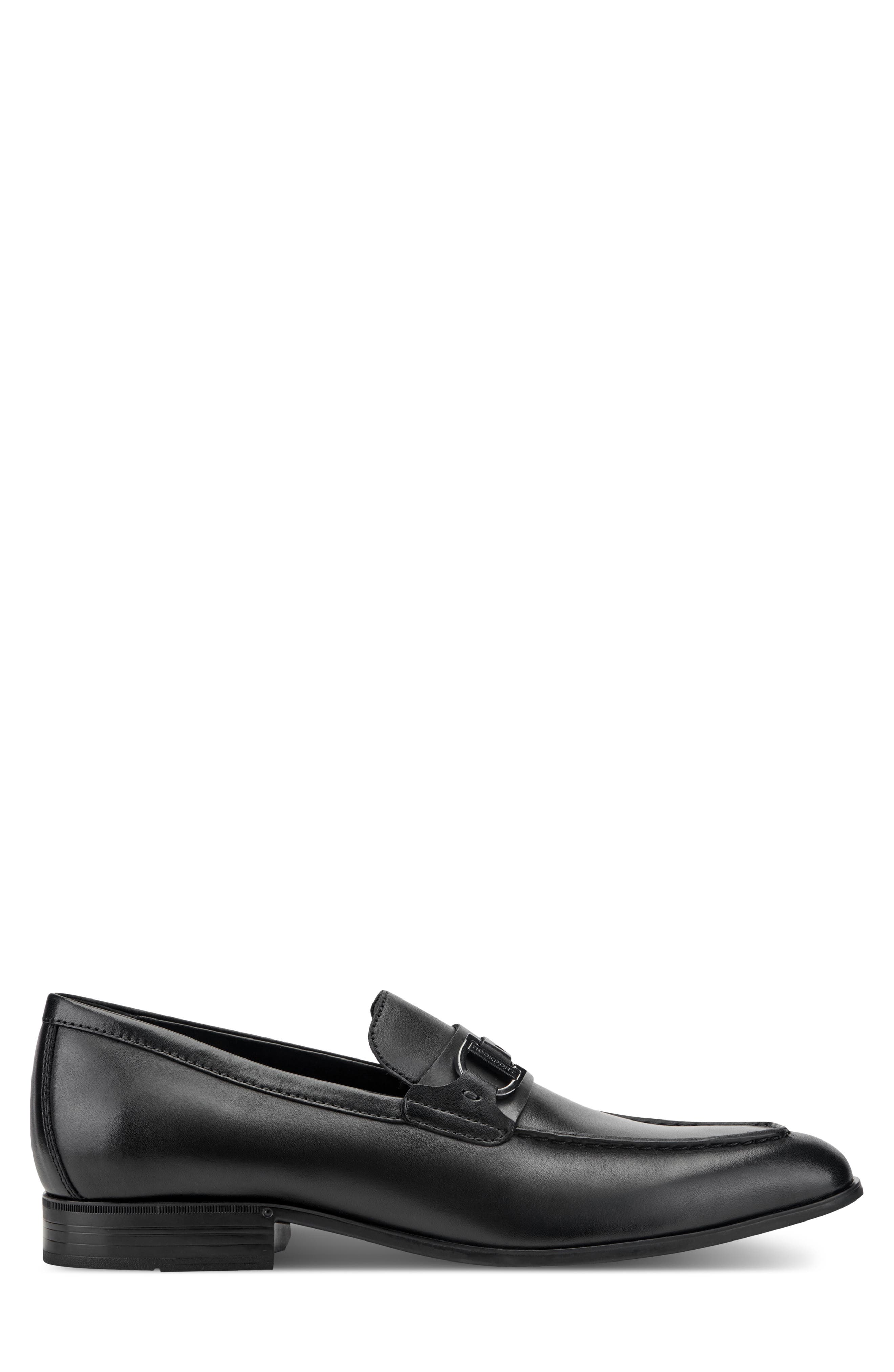 Rockport Carlo Leather Loafer, Alternate, color, Black