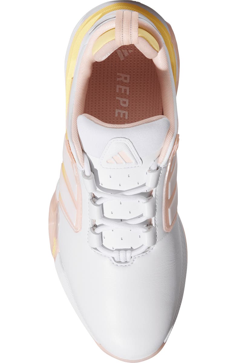 adidas Adipower 26 Spikeless Golf Shoe, Alternate, color, White/ Blush Pink