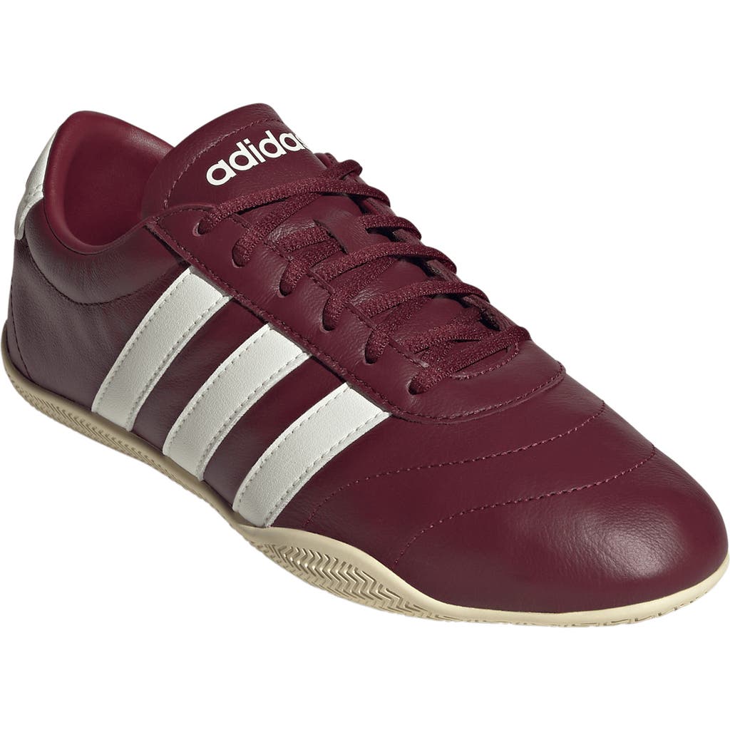 Adidas Originals Adidas Grand Court Lo Sneaker In Burgundy