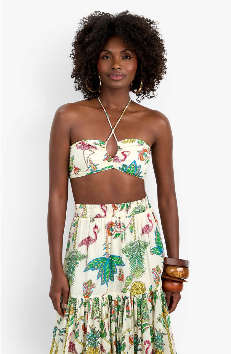 Trina Turk Marisalle Flamingo Fizz Voile Top, Alternate, color, Flamingo Fizz Voile